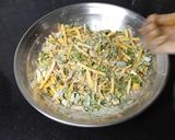 A picture of step 5 of Aloo Ke pakoray.