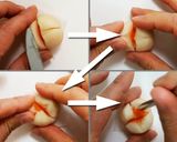 A picture of step 7 of Small Nerikiri Wagashi:"Tulip".