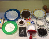 Foto langkah ke 1 dari resep Muffin Chocolate Tintin Rayner (tanpa Mixer).
