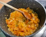 Une image de l'étape 12 de Conserve de concassée de tomates, ail, basilic et oignon blanc.