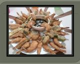 Foto del paso 9 de la receta: Camarones empalizados con panko y verduras con tempura