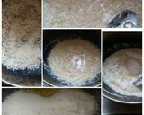 A picture of step 3 of Two colour coconut barfi.
