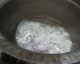 A picture of step 1 of Achari Chicken 😃😃.