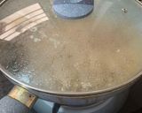 A picture of step 7 of Lapsi carrot halwa with jaggery.