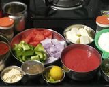 A picture of step 1 of Paneer Tikka Masala.