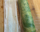 Foto del paso 6 de la receta: Rollo de espinacas, salmón y queso para untar