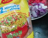 A picture of step 3 of Easy Pea-sy Masala Maggi.