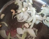 A picture of step 1 of Navratan korma Restaurant style.
