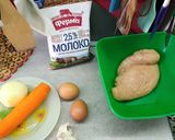 Фото кроку 1 до Котлети з курячого фаршу з овочами.