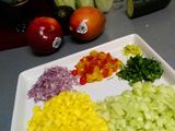 Un día caluroso es bueno una ensalada de lechuga
