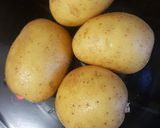 Foto del paso 1 de la receta Patatas asadas en microondas con verduras agridulces