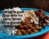 A picture of step 1 of Kunun Aya da Gyada.