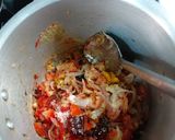 A picture of step 2 of Mutton mince do pyaza.