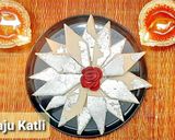 A picture of step 8 of Kaju Katli.