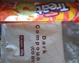 A picture of step 1 of O'som Orange Treat Chocolates.