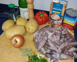 Foto del paso 1 de la receta: Calamares a la sidra con patatas