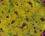 A picture of step 2 of Methi thepla.