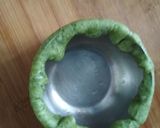 A picture of step 2 of Palak Katori Matar Chaat.