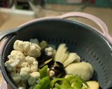 صورة لخطوة 1 من وصفة مصقعة باذنجان وزهرة وبطاطس 🍆🥔