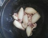 Foto del paso 3 de la receta: Ensalada de calamares, judías verdes y alga wakame