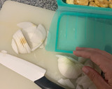 Foto del paso 3 de la receta: Salmón con boniato, cítricos y soja en Lékué