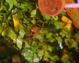 A picture of step 5 of Aloo Palak Matar Sabzi.