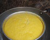 A picture of step 6 of Khaman Dhokla.