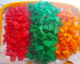 Foto langkah ke 4 dari resep Ongol ongol Rainbow (kelanting pelangi).