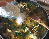Foto del paso 5 de la receta Arroz con espinacas, pollo y champiñones