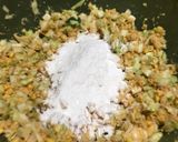A picture of step 3 of Cabbage Chana Dal Vada.