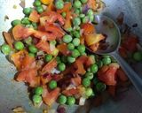 A picture of step 2 of Masala Oats.