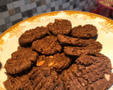 Foto langkah ke 6 dari resep Oat Choco Almond Cookies Teflon (takaran sendok, tanpa oven, tanpa mixer).