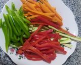 Foto del paso 1 de la receta: Salteado de verduras en plancheta