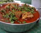 Hyderabadi Bhindi Gosht Sherwa Okra in tangy gravy recipe step 4 photo