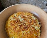 Foto langkah ke 3 dari resep Hash Brown Pizza.