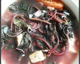 Foto langkah ke 7 dari resep Bayam Merah Tahu Cina (Sayur Bening).