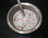 A picture of step 3 of Tomato Onion Raita.