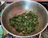 A picture of step 3 of Mooli ke patto ka Raita (Radish Leaves Raita).