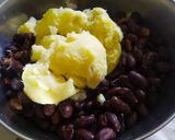 A picture of step 2 of Rajma Kabab.