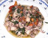 Foto langkah ke 4 dari resep Cumi Asin Kemangi Pedas Gurih Nyemek.