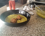 Foto del paso 14 de la receta: Crema de Verduras con Albóndigas de Espinacas (con un toque de yogur cremoso de oveja)