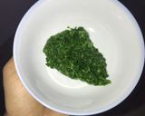 Hình bước làm 1 của món Cháo thịt bò đậu xanh rau mồng tơi cho bé (ăn dặm)
