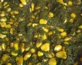 A picture of step 6 of Spinach corn curry with cream.