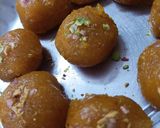 A picture of step 5 of Motichur laddu.