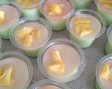 Foto langkah ke 4 dari resep Puding sutra warna warni.
