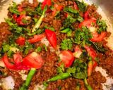 A picture of step 3 of Qeeme ki biryani.