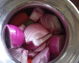 A picture of step 1 of Soyabean veg.