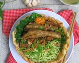 Foto langkah ke 9 dari resep Mie Ayam Mangkuk Pangsit.