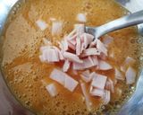 Sajtos-sonkás-tojásos kenyér recept fázis 2 fotója