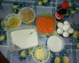Foto del paso 1 de la receta: Cupcakes de zanahoria y frutos secos decorados con frosting de queso crema